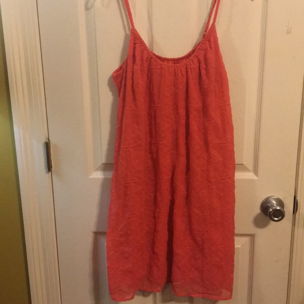 Coral dress
